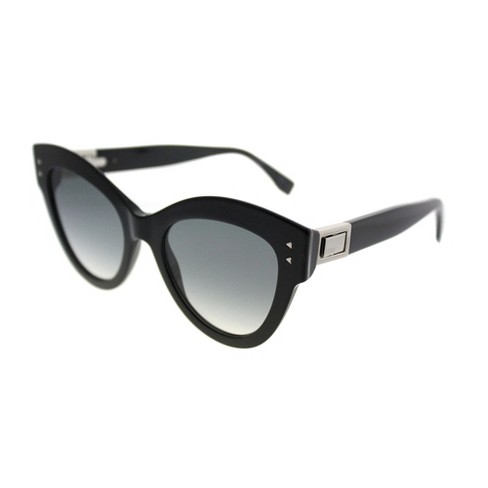 Fendi 52mm Logo Frame Cat Eyes Sunglasses