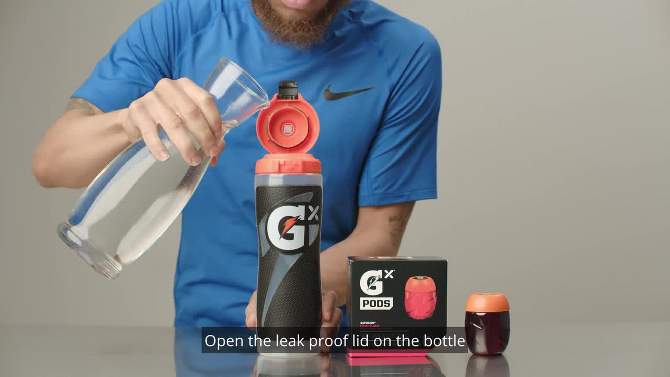Gatorade GX 30oz Plastic Water Bottle, 2 of 8, play video