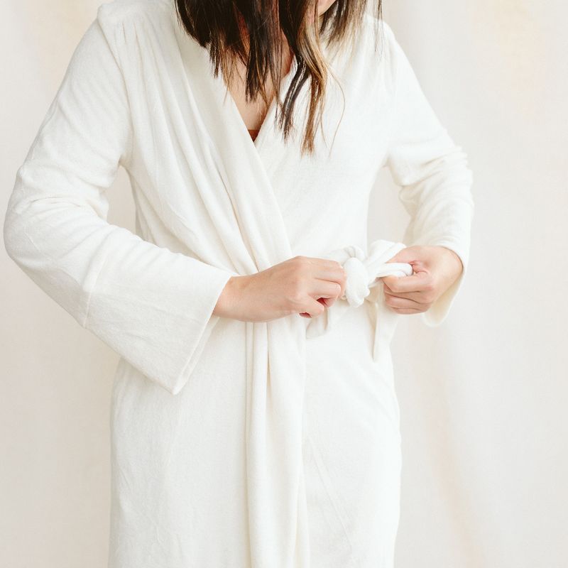 Goumi You'll Live In Organic Cotton Terry Mom Robe, 5 of 9