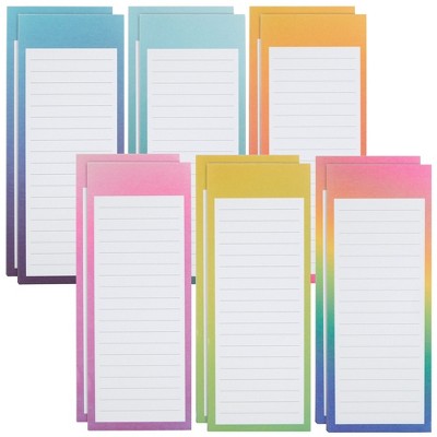 Juvale 12 Pack Magnetic Notepads For Refrigerator, Grocery List, To Do ...