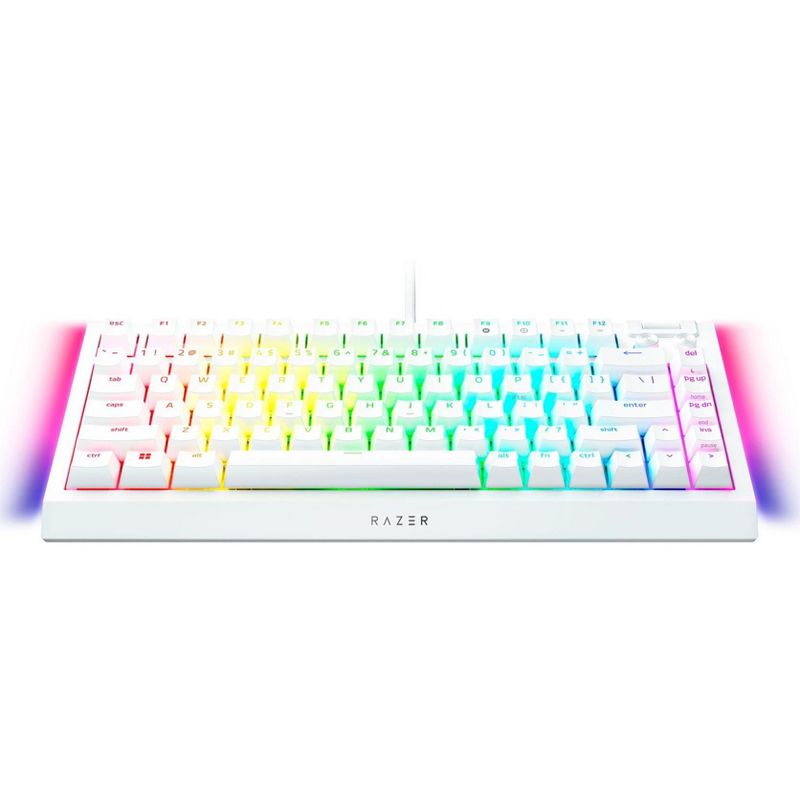 Razer RZ03-05001700-R3M1 BlackWidow V4 75% Wired Orange Switch Gaming Keyboard with Hot-Swappable Design White Certified Refurbished, 5 of 6