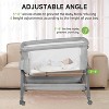 MYKKO 3 in 1 Baby Bassinet, Rocking Bassinets Bedside Sleeper, One-Second Convert Travel Portable Bassinet - 3 of 4
