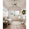 Hunter Fans 42" Beck Lighted Ceiling Fan Brushed Nickel with 4 Light Gray Oak Blades for Modern Spaces - 4 of 4