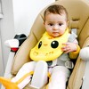 Pavilion Gift Company - Yellow Mini Monster - 12" Silicone Catch All Bib - Bibs - 3 of 4