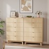 COZONY 5-Drawer Dresser with Fluted Design, Modern Wood Storage Chest Organizer for Bedroom Living Room Hallway - 3 of 4