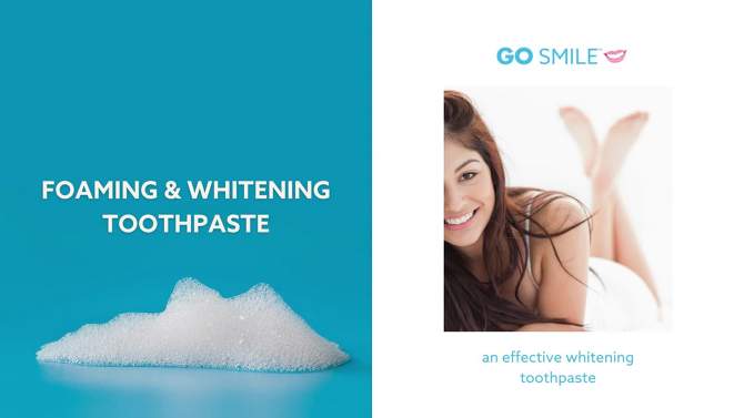 GO SMILE Foaming and Whitening Toothpaste - 2.03oz, 2 of 6, play video