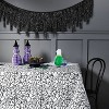 84"x60" Peva Web Tablecloth Off-White/Black - Hyde and EEK! Boutique™ - 2 of 3
