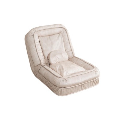 Maliang Upholstered Sofa, with 5 Adjustable Position &Massage Pillow, Bean Bag floor sofa with 2 Soft Pillows