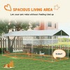 Resenkos Dog House, Pet House,Dog Cave,Outdoor Dog Kennel with Waterproof UV Resistant Roof, Silver - 4 of 4