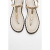 Marea - Beige Leather Flat Sandal (Women) | Forever & Always Shoes - 2 of 4