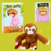 Tickle & Main Get Well Gifts-Feel Like a Sloth - Get Well Soon Gift for Women, Kids, Men, Teens - Plush Sloth Gift Box - 2 of 4