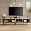 SeaCamel 80 Inch TV Stand with 3 Doors - Large Storage Media Console, Entertainment Center for Living Room Bedroom - 2 of 4