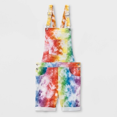 tie dye overalls