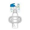 LunaLulinlk Narrow Sippy Spout Bottle, 100% Silicone Handles, 8oz/250ml, 6m+, BPA Free, Gray - 4 of 4