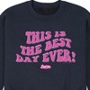 Men's - Barbie - Best Day Ever Graphic Fleece Sweatshirt - 2 of 4