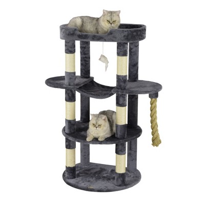 Go Pet Club 46" Jungle Rope Cat Tree Scratcher with Sisal Covered Posts F822