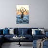 Love You Deer Fire and Ice by Max Ellis Unframed Wall Canvas - iCanvas - image 3 of 4