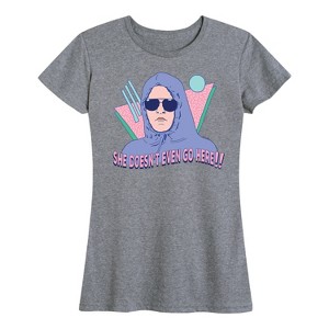 Women's - Mean Girls - She Doesn't Even Go Here Short Sleeve Graphic T-Shirt - 1 of 4