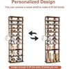 Tree City - Large 10-Tier 62'' Double Row Shoe Rack for Entryway & Mudroom-Wooden Organizer Holds 20-24 Pairs - 4 of 4