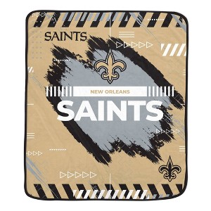 NFL New Orleans Saints Game Tech Ultra Cozy Throw Blanket - 1 of 1