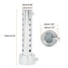 Unique Bargains Universal Motorcycle Exhaust Can Muffler Pipe Insert Baffle Can Removable Silver Tone - 3 of 4