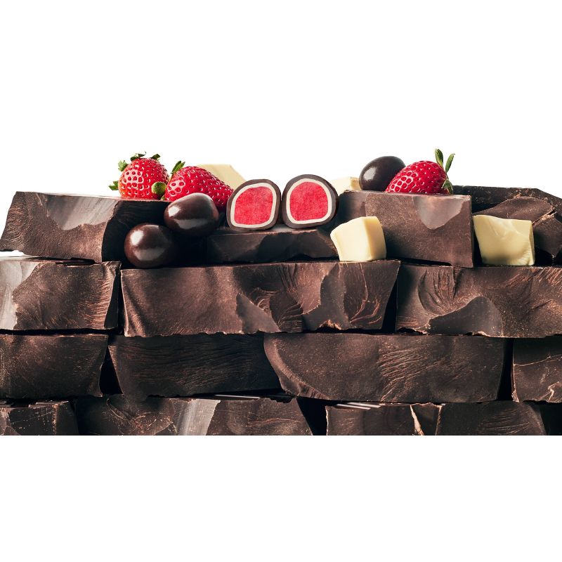 Tru Fru Hyper-Dried Strawberries Covered in Dark Chocolate Candy - 2.1oz, 3 of 7