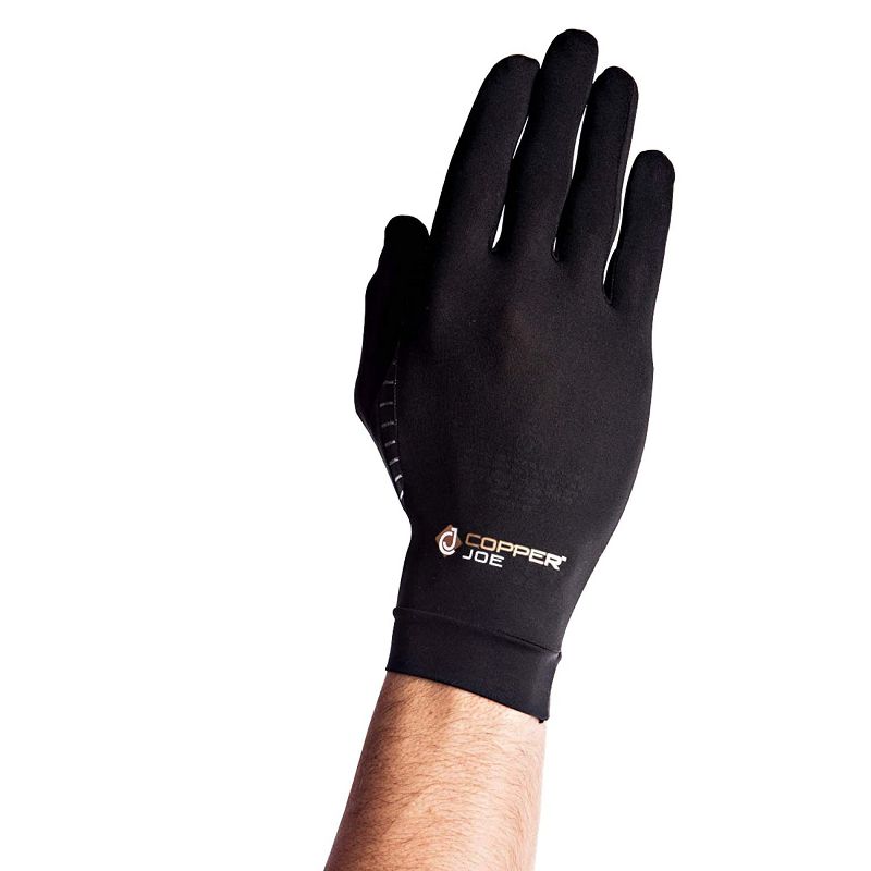 Copper Joe Full Finger Copper Infused Arthritis Hand Compression Gloves-For Computer Typing, Carpal Tunnel, Rheumatoid, Tendonitis. For Men and Women, 4 of 7