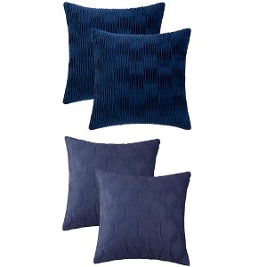 REGALWOVEN 4 Pcs Soft Decorative Throw Pillow Covers for Living Room 18" x 18" - 1 of 4