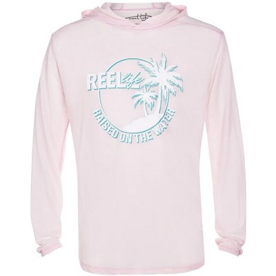 Reel Life Jax Beach Usa Mahi Uv Pullover Hoodie - Large