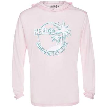 Reel Life Circle Palm Ocean Washed Captiva Pullover Hoodie