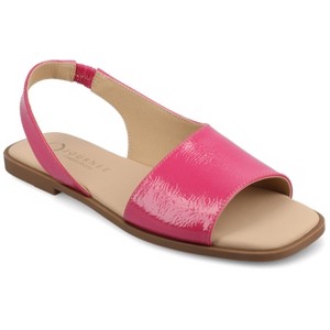 Journee Women's Brinsley Medium and Wide Width Flat Sandals - 1 of 4