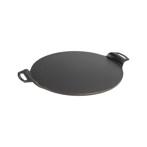 Home-Complete 14 inch Cast Iron Pizza Pan, Skillet Kitchen Cookware