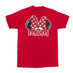 Adult Minnie Mouse Mom Red Tee Shirt - 1 of 2