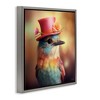 Stupell Industries Pastel Bird in Hat, 25" x 25" - 3 of 4