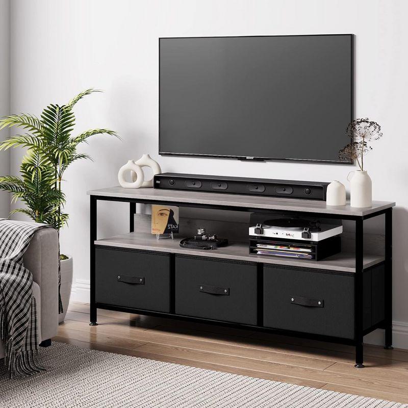 Whizmax Dresser TV Stand, Entertainment Center with Storage, 55 Inch TV Stand for Bedroom Small TV Stand Dresser with Drawers for Living Room, 3 of 9
