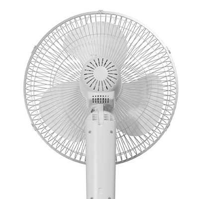 Holmes 16&#34; Oscillating 3 Speed Manual Stand Fan White_5