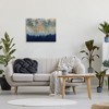 Stupell Industries Abstract Gold Blue Textured Surface Painting Canvas Art, 30" x 24" - 3 of 4