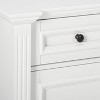 Kings Brand Furniture White Finish Wood Buffet Breakfront Cabinet Console Table With Storage, Drawers, Shelves - 2 of 4
