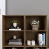 Galano Yunna 3 Tiers Small Toolless Bookcase (2 Pcs) - Knotty Oak - 3 of 4