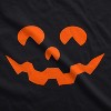 Maternity Cartoon Eyes Pumpkin Face T Shirt Halloween Fall October Pregnancy Tee - Crazy Dog Maternity T Shirt - 3 of 4