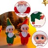 Joyfy Christmas Stocking Stuffer Poseable Tiny Elf Dolls – Interactive Christmas Decor - 4 of 4