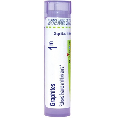 Graphites 1M by Boiron Homeopathic Single Medicine For First Aid  -  80 Pellet