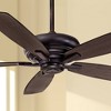 52" Minka Aire Vintage Indoor Ceiling Fan Kocoa Brown Maple Walnut Blades for Living Room Kitchen Bedroom Family Dining House Home - 2 of 4