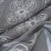 Oliva Gray Arcadia Embroidered Panel - 54x90" Silver - 4 of 4