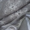 Oliva Gray Arcadia Embroidered Panel - 54x90" Silver - image 4 of 4