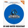 California State University San Marcos Primary Logo Automotive Car Window Locker Circle Bumper Sticker - 2 of 4