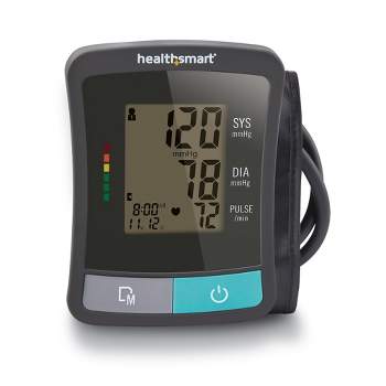 MABIS Large Cuff Arm Home Automatic Digital Blood Pressure Monitor 1-Tube Black 1 Each