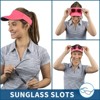 TrailHeads Women’s Sun Visor Hat - Summer Visors for Running, Tennis, Golf, Softball, Workouts - 2 of 4