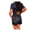 Women's Angela Checkered Satin Top & Shorts Set - ENSEMBLE - image 2 of 3