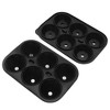 Unique Bargains Ice Tray New 6-Cavity Diamond Ice Mould Irregular Hand Wash Only Silicone 6.57"x4.57"x1.97" 1 Pc - 3 of 3
